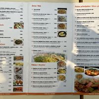 Menu - * indicates vegetarian; many can be made vegan   at Vegesana & One Ramen in Barcelona
