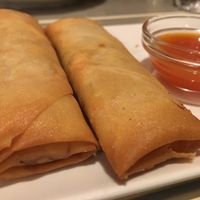 Spring rolls at Vegesana & One Ramen in Barcelona