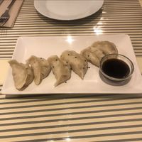 Vegan gyozas  at Vegesana & One Ramen in Barcelona