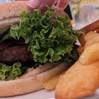 BBQ burger at Landhaus Beckmann in Kalkar