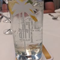 Elderflower lemonade in an Afri glass at Landhaus Beckmann in Kalkar