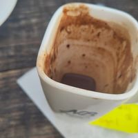 Vegan hot chocolate (brownie flavour) at Chocolate House - Herbes in Luxembourg City