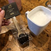 Chocolat chaud au lait d’amande  at Chocolate House - Herbes in Luxembourg City