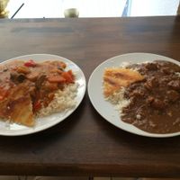 Delicious vegan main dishes at VeggieArt in Heidelberg