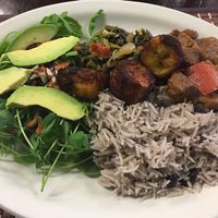 Rice ‘nd Peas at V’s  at V's Caribbean in Toronto