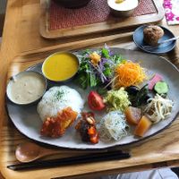 Assorted plate at Dechibica in Yomitan