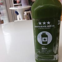 Detox cold pressed juice at South Block in Arlington