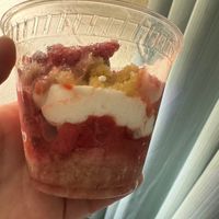 Couldn’t wait strawberry shortcake   at Walt Disney World - Erin McKenna's Bakery in Lake Buena Vista