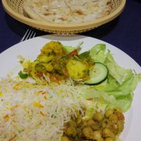 Hubby & I shared chana dhal & Aloo Gobi at La Juderia in Segovia