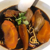 Taiwanese marinated carrot, tofu, radish and noodles at Leisurely Veggie - Causeway Bay  in Hong Kong Island
