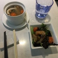 Beetroot Soup and appetiser at Leisurely Veggie - Causeway Bay  in Hong Kong Island