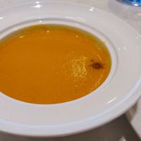 cauliflower, carrot and ginger soup at Leisurely Veggie - Causeway Bay  in Hong Kong Island