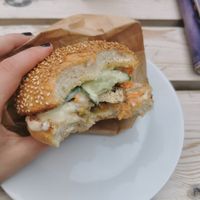 burger ''Koreańczyk'' at Wegarnik in Zielona Gora