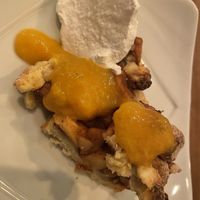 Apple and pear crumble   at Robin Food in Amsterdam