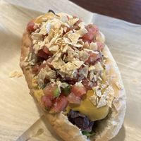 Chili cheese dog was a little bland, but the flavors there mingle well!  at The Lunch Room Bakery & Cafe in Ann Arbor
