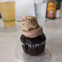 German chocolate cupcake at The Lunch Room Bakery & Cafe in Ann Arbor