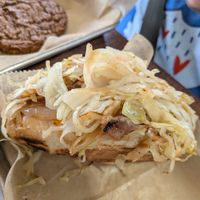 Sauerkraut dog at The Lunch Room Bakery & Cafe in Ann Arbor