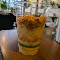 Banoffee cake cup at The Lunch Room Bakery & Cafe in Ann Arbor