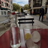 Just up from the river! at La Camelia Vegan Bar in Bilbao