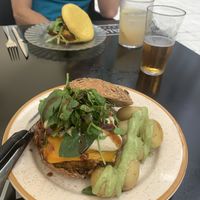 Nice presentation, too at La Camelia Vegan Bar in Bilbao