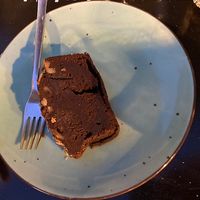 Brownie  at La Camelia Vegan Bar in Bilbao