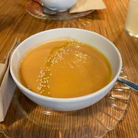 Nice gazpacho  at La Camelia Vegan Bar in Bilbao