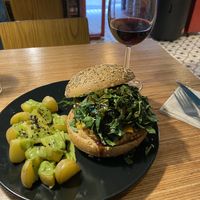   at La Camelia Vegan Bar in Bilbao