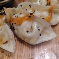 Gyoza at La Camelia Vegan Bar in Bilbao