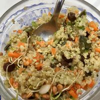 Quinoa salad at La Camelia Vegan Bar in Bilbao