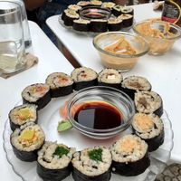 Maki at La Camelia Vegan Bar in Bilbao