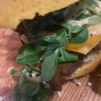 Seitan pitta at La Camelia Vegan Bar in Bilbao