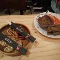 meals at La Camelia Vegan Bar in Bilbao