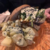 Hamburguesa   at La Camelia Vegan Bar in Bilbao