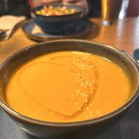 Crema de verduras  at La Camelia Vegan Bar in Bilbao