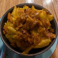 Vegan Mac n cheese at La Camelia Vegan Bar in Bilbao