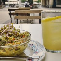 quinoa tabbouleh at La Camelia Vegan Bar in Bilbao