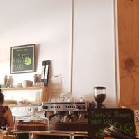 Indoors at La Camelia Vegan Bar in Bilbao