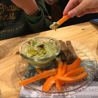 Guacamole at La Camelia Vegan Bar in Bilbao