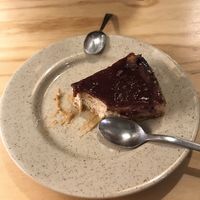 Very good cheesecake  at La Camelia Vegan Bar in Bilbao