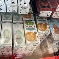 Non dairy milks offered  at Mojo Books and Records in Tampa