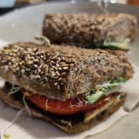 Sandwich mit geräuchertem Tofu at Brown Sugar in Cadaques