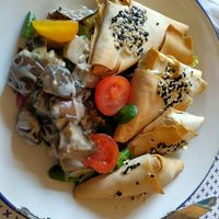 Potato somosa at Frulez in Bari
