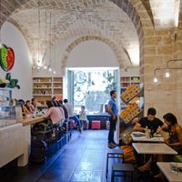 when you eat in at Frulez in Bari