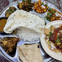 Vegi Thali Deluxe at Chat Patti in Decatur