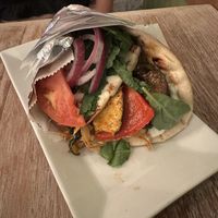 Haloumi Pita  at Avlee Greek Kitchen in Brooklyn