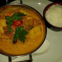 Vegan nyonya lime curry at Ning in Manchester