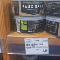 vegan faux gras 4,55€ at Biocoop Cosmos in Perpignan
