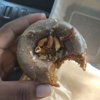 Salted caramel donut at Harmony Bakery in Baltimore