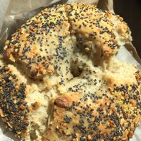 Everything bagel at Harmony Bakery in Baltimore