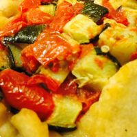 Veggie tart at Harmony Bakery in Baltimore